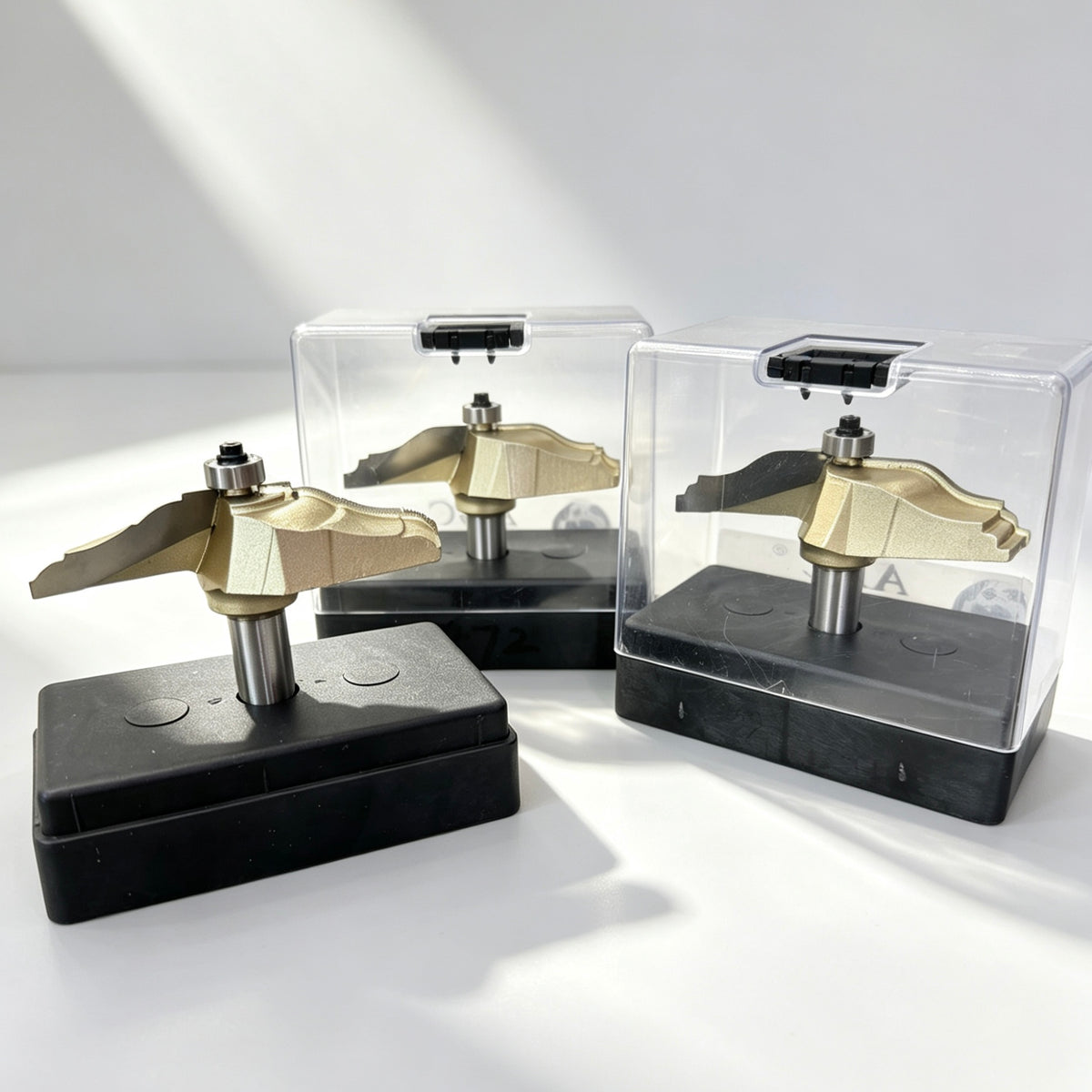 Professional-grade woodworking router bits
