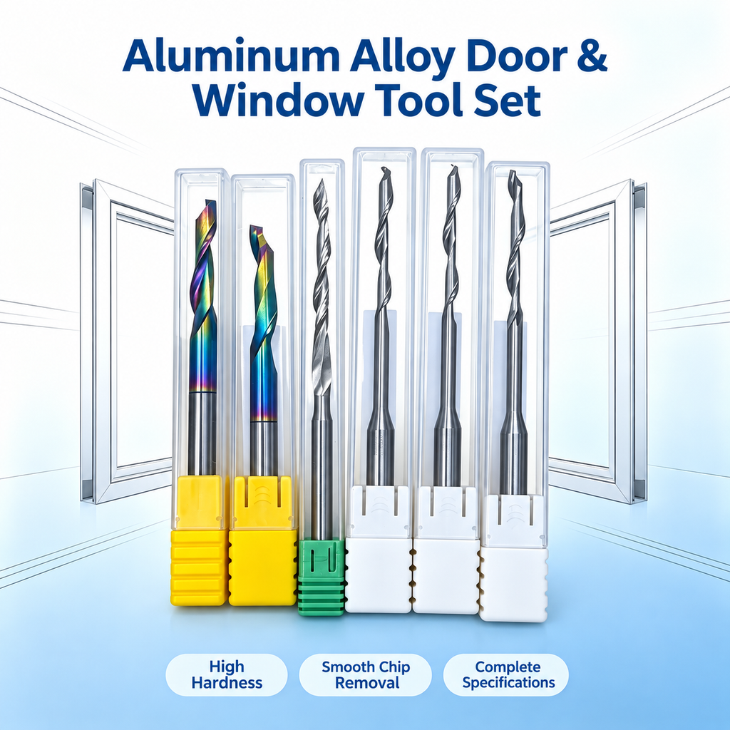 Cutting tools for aluminum alloy doors and windows