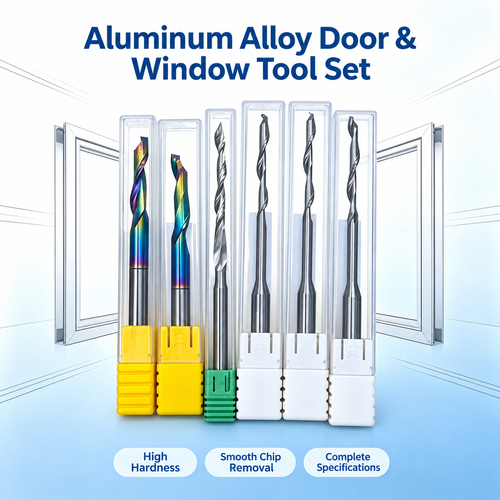 Cutting tools for aluminum alloy doors and windows