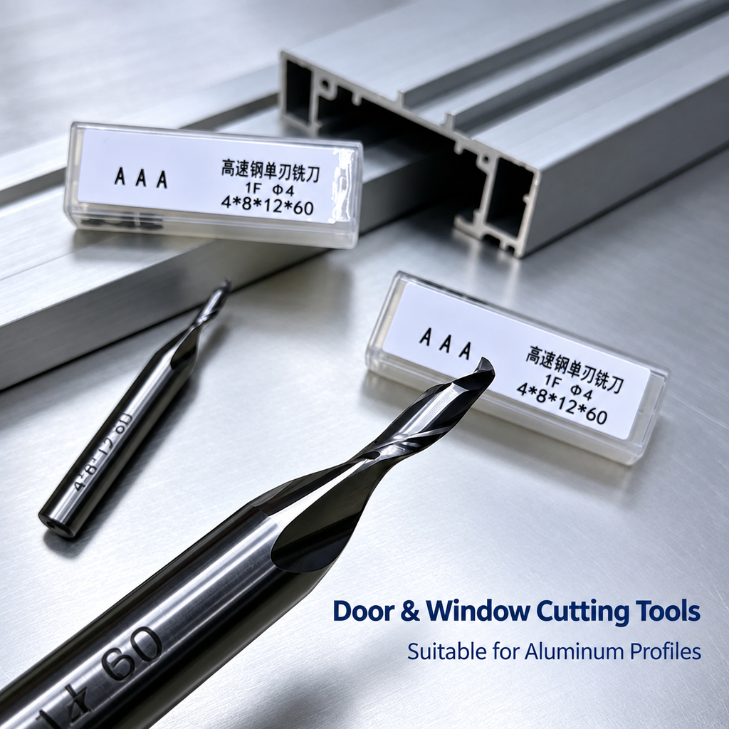 Cutting tools for aluminum alloy doors and windows