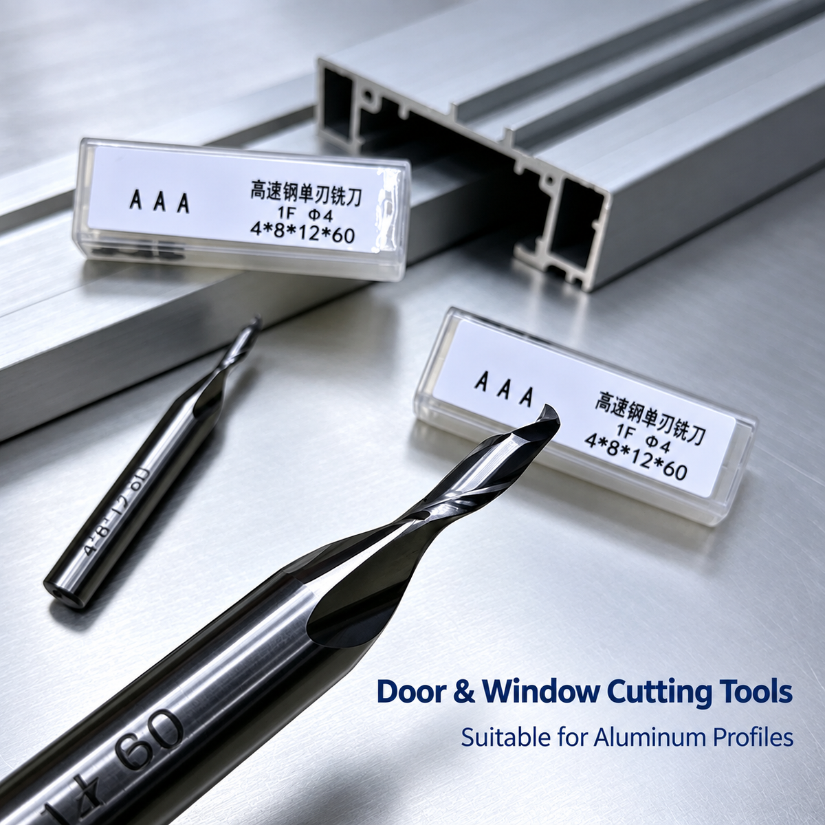 Cutting tools for aluminum alloy doors and windows