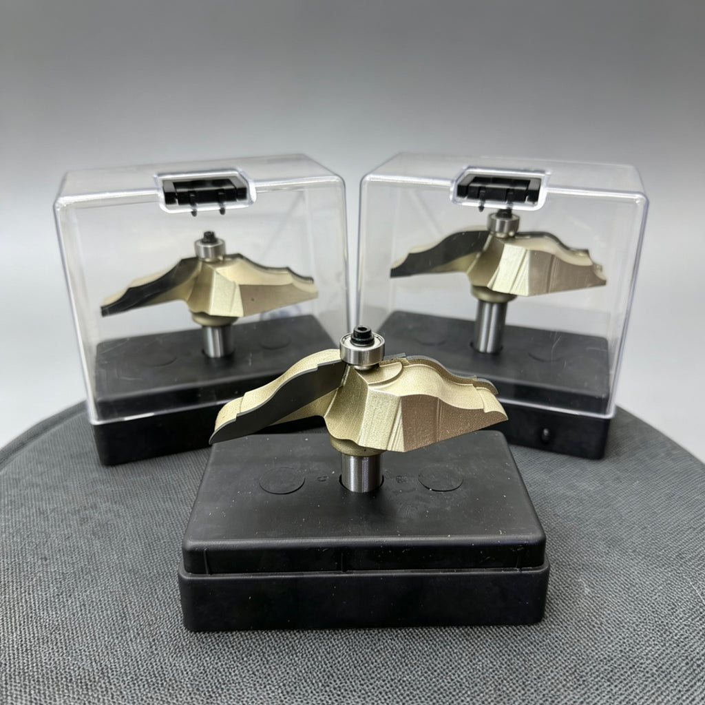 Professional-grade woodworking router bits
