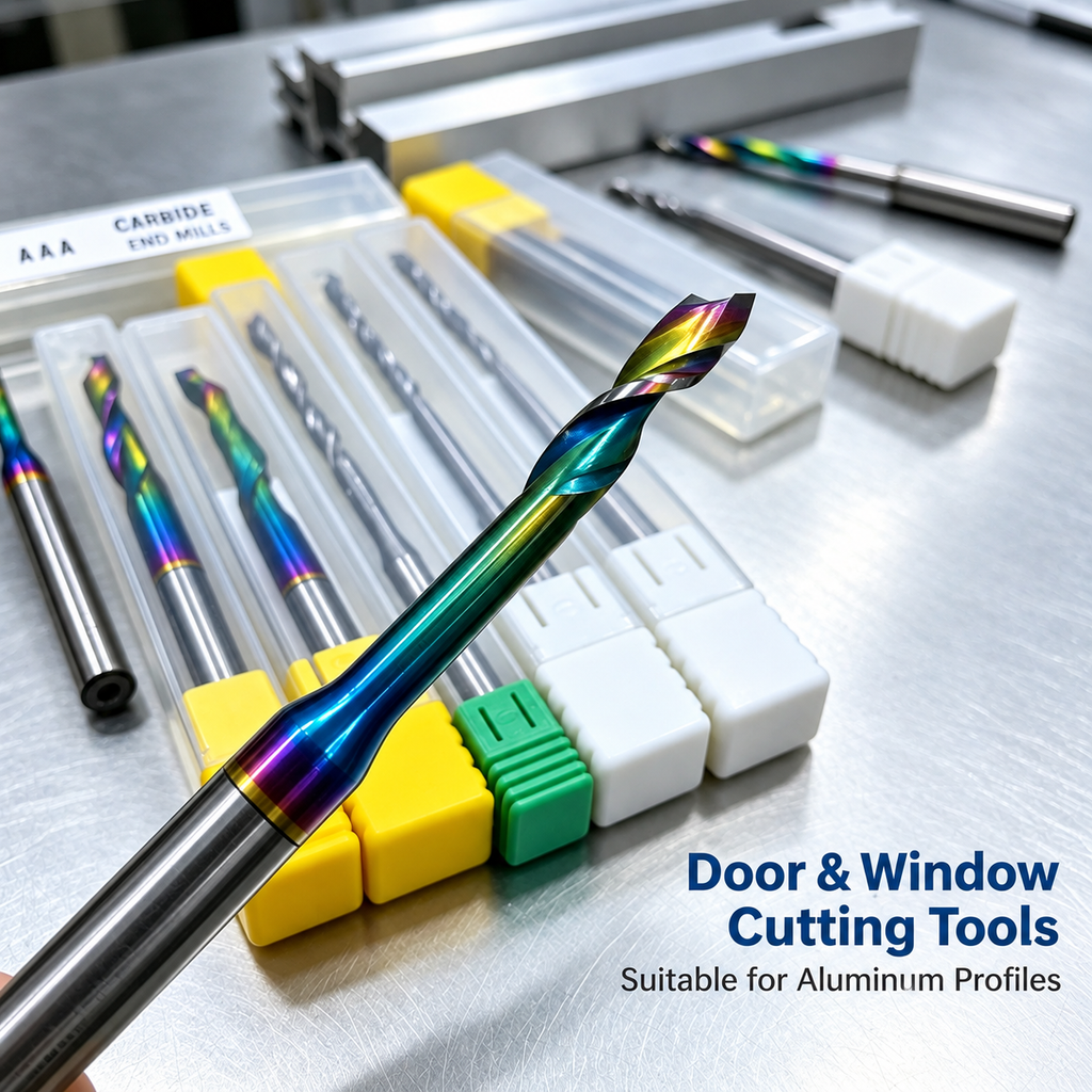 Cutting tools for aluminum alloy doors and windows